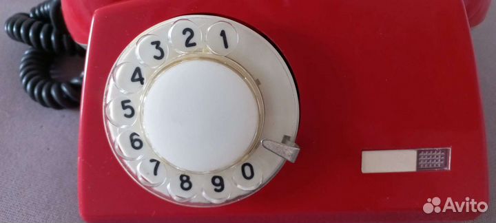 Телефон винтажный времен СССР (Польша)
