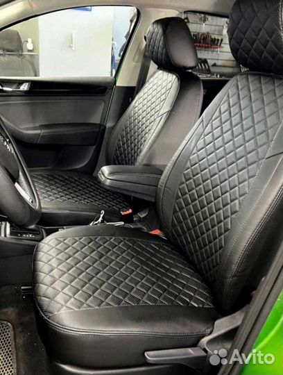 Авточехлы на skoda rapid