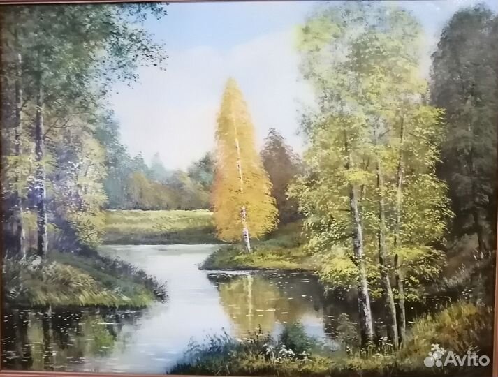 Картина маслом Геуасшвили - Осень