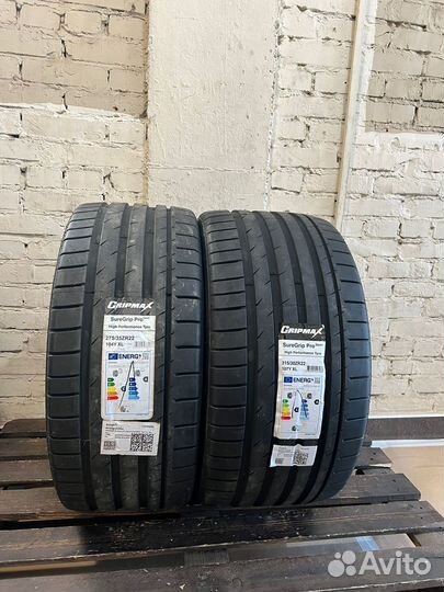 Gripmax SureGrip Pro Sport 315/30 R22 и 275/35 R22 107Y