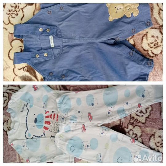 Пакет вещей на мальчика 3-18мес