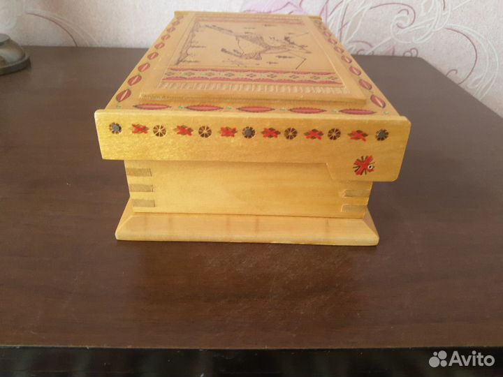 Шкатулка деревянная СССР