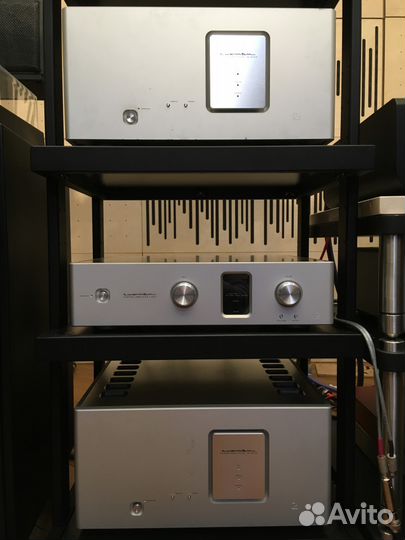 2шт. Luxman M-800A + пред. Luxman c800f