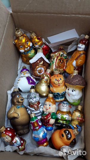 Елочная игрушка стекло
