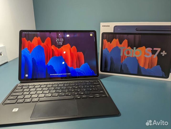 Samsung Galaxy Tab S7+ LTE + чехол клавиатура