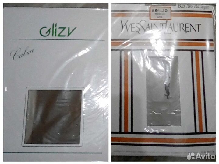 Чулки без резинок новые, марка оригинал