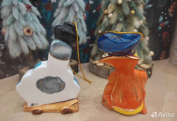 Лефортовский фарфор ёлочные игрушки