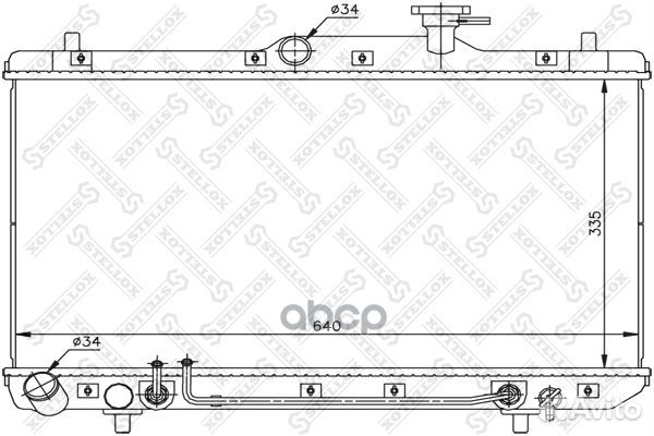 10-25162-SX радиатор системы охлаждения АКПП H
