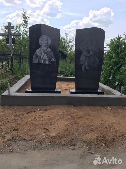 Памятники установка, изготовление, плитка, цоколя