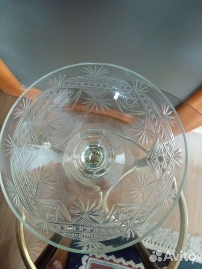 Ваза для фруктов на ножке СССР