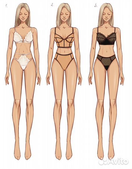 Эскизы одежды/ Fashion-иллюстрация