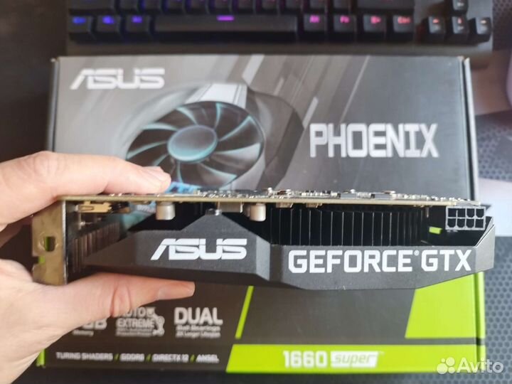 Видеокарта GeForce GTX 1660 super Phoenix 6 Гб