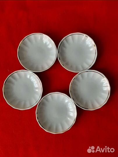 Тарелки,блюдца, розетки Вербилки ссср,стопки новые