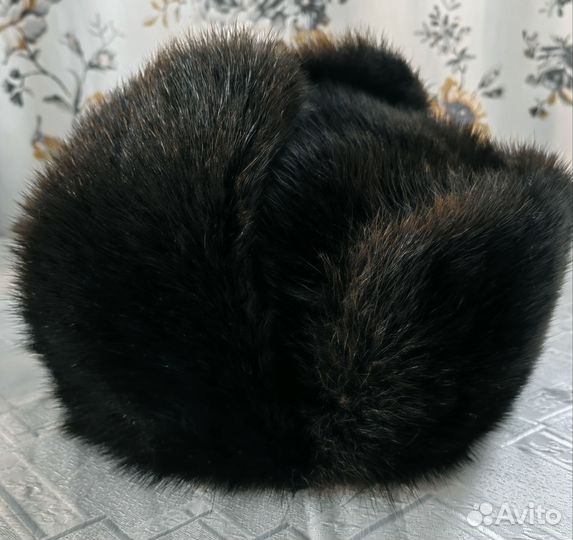 Норковая шапка мужская