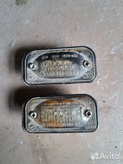 Подсветка заднего номера Mercedes W203