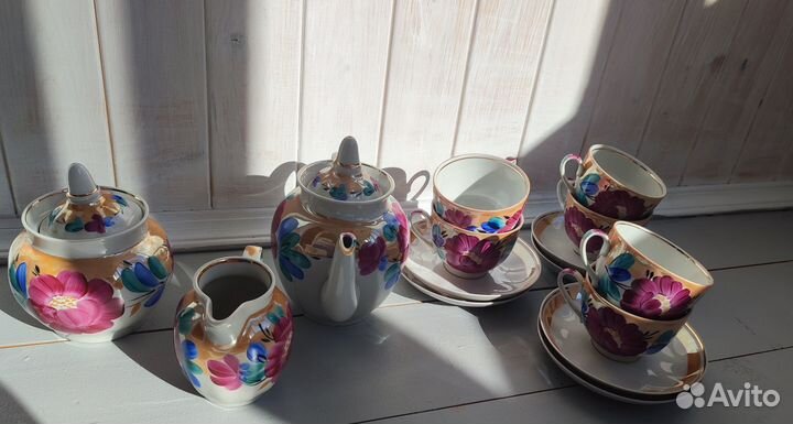 Чайный сервиз СССР Дулево