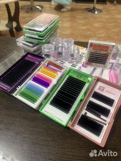 Готовые пучки для наращивания ресниц