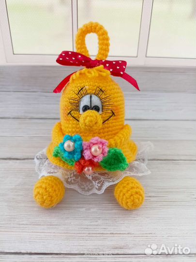 Игрушки сувенирная интерьерная Колокольчик