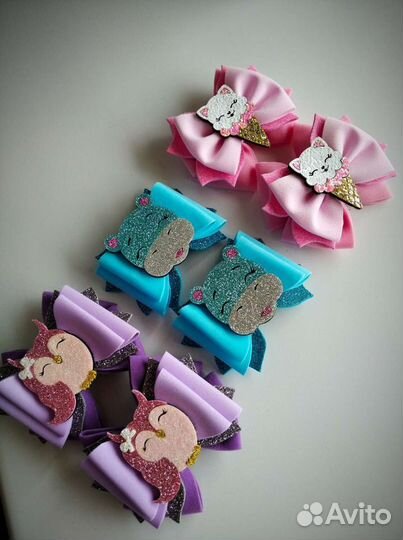 Резинки ручной работы для волос