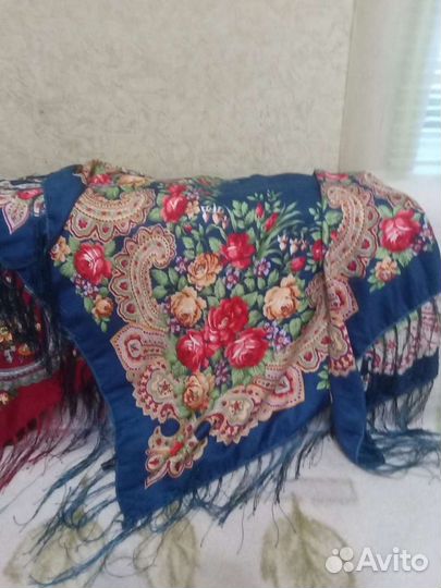 Платок шаль 80 шерсть 20 вискоза