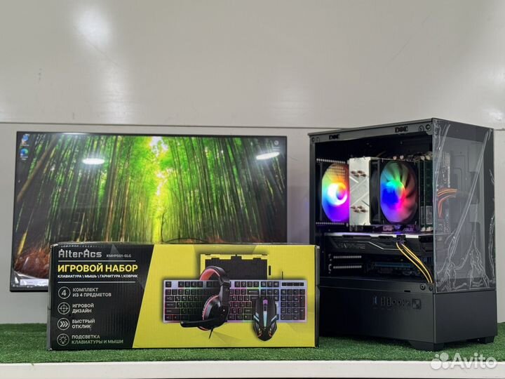 Полный комплект 24д 165г + i7/ rx580