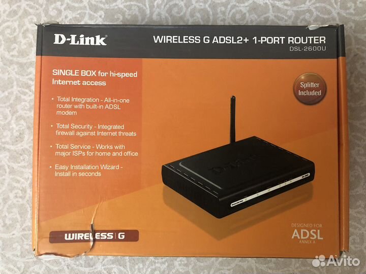 Роутер DSL-2600U