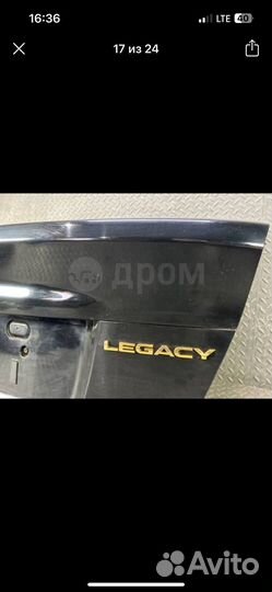 Крышка багажника subaru legacy BLE