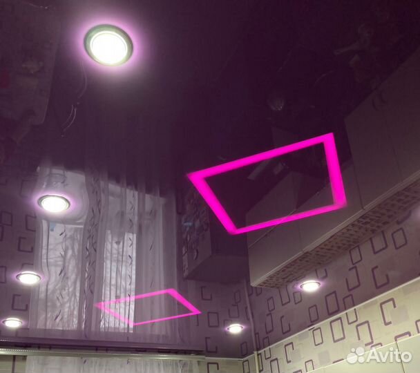 Натяжные потолки любой сложности