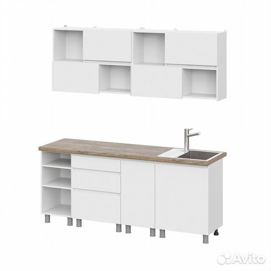 Модульная кухня Одри 2 м. Комплект 1