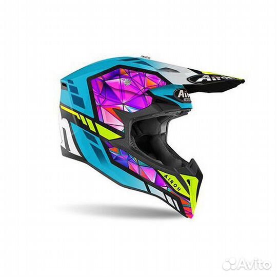 Кроссовый шлем Airoh Wraap Diamond Gloss 2XL