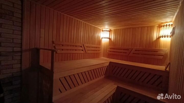 Семейная баня с теплым бассейном