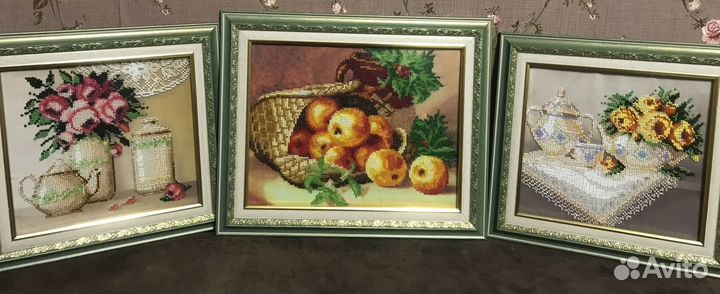 Картины вышитые бисером 