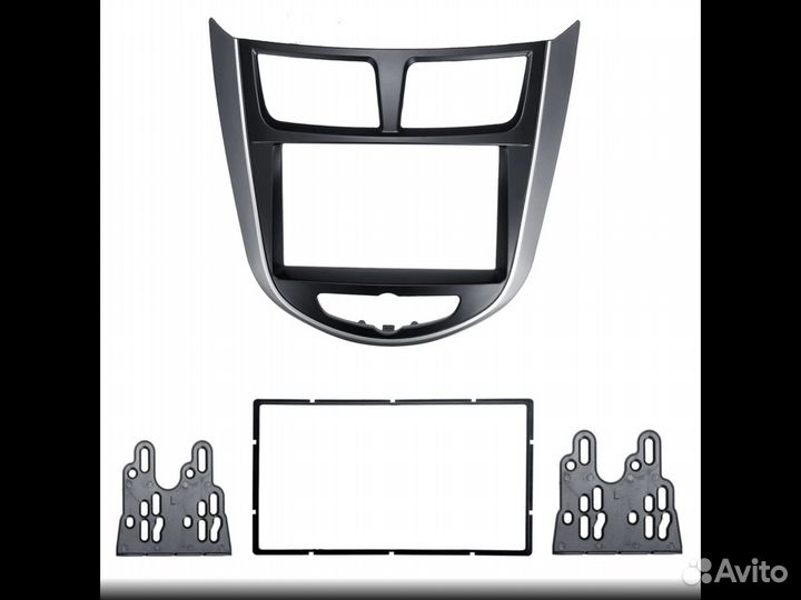 Переходная рамка 2 din на Solaris солярис