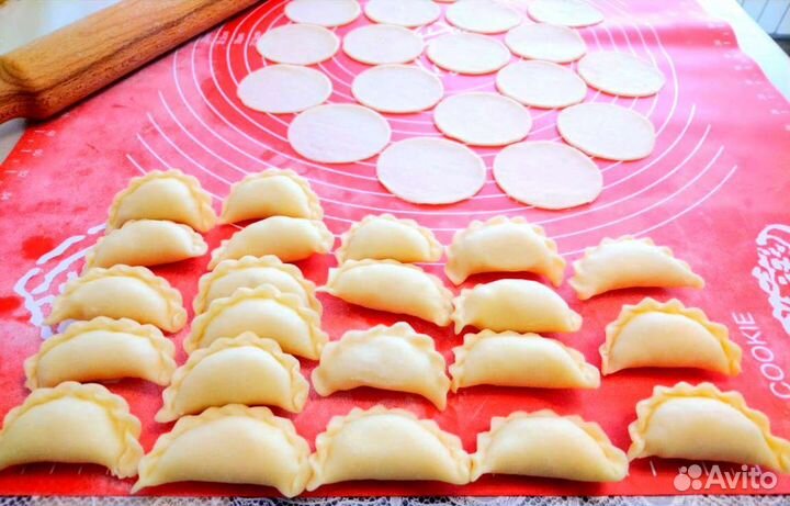 Вареники домашние с картошкой и грибами