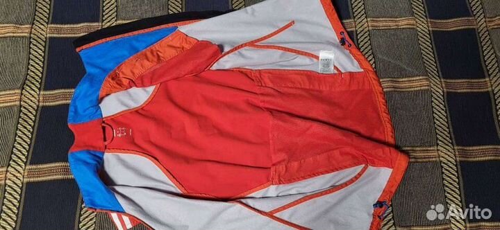 Разминочная жилетка 48 D5 adidas Сб.России лыжная