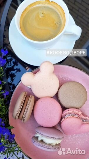 Пирожные Макарон с Вашим логотипом