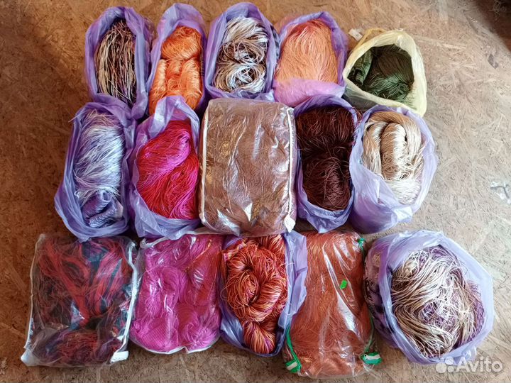 Нитяные шторы(кисея), люверсы, шнур, кисти, вуаль