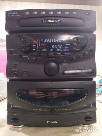 Музыкальный центр philips fw650c