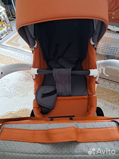 Детские коляски 2 в 1 эко кожа