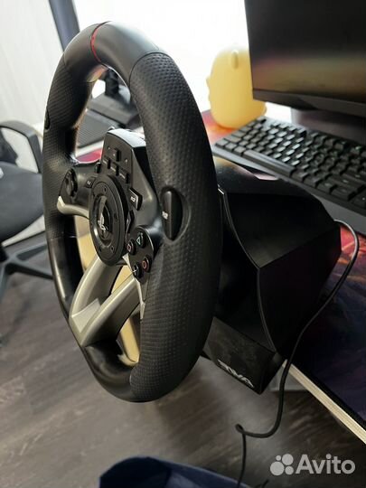 Игровой руль hori racing wheel apex ps5/ps4/pc
