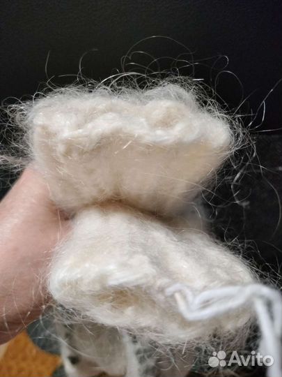 Варежки пуховые новые