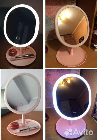 Зеркало для макияжа, ночной светильник