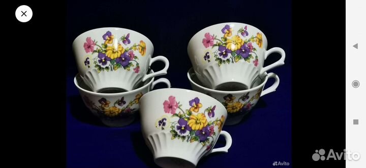 Чайные чашки дулево
