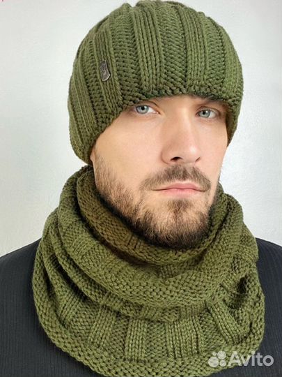 Шапка зимняя + хомут