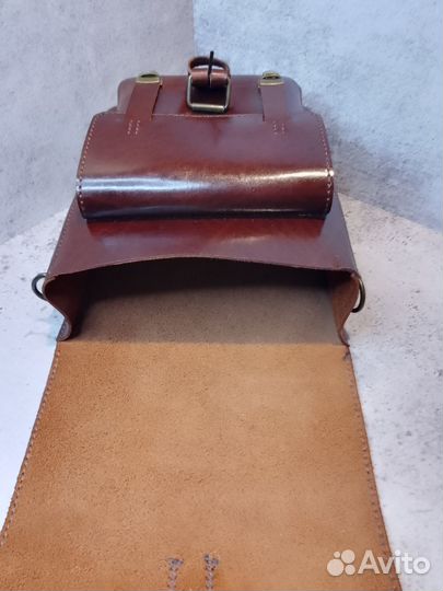 Сумка мужская кожаная ручной работы