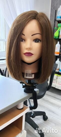 Парик из натуральных волос каре