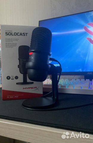 Микрофон Hyperx Solocast + пантограф купить в Ставрополе | Хобби и ...