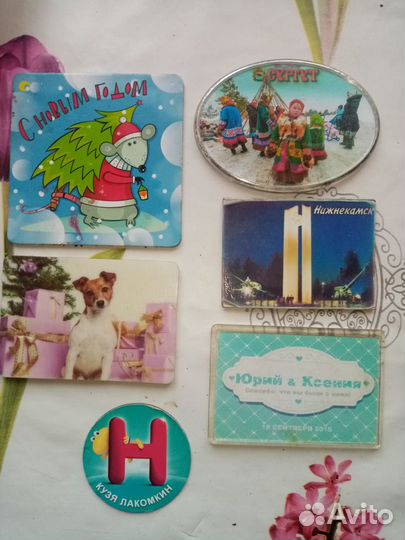 Календарики-магниты-открытки СССР