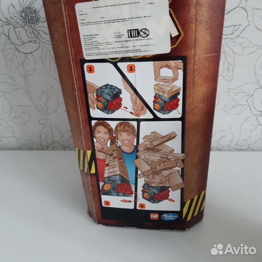 Настольная игра Jenga Boom Падающая башня таймер
