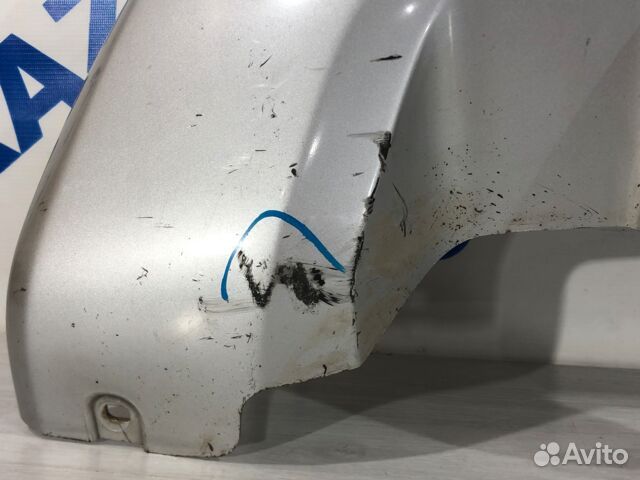 Накладка заднего бампера renault duster рест 1.5 d